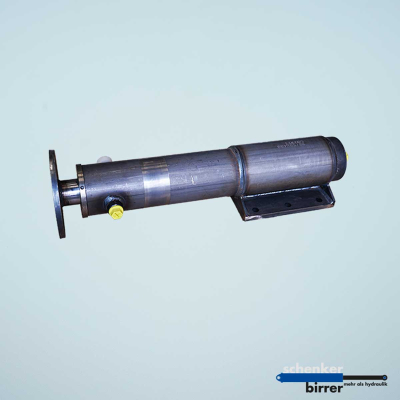 Double-acting support cylinder