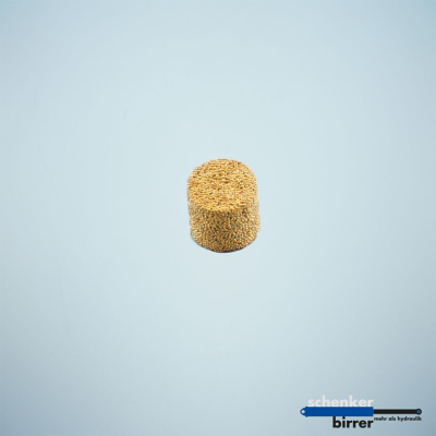 Sintered bronze deaerator