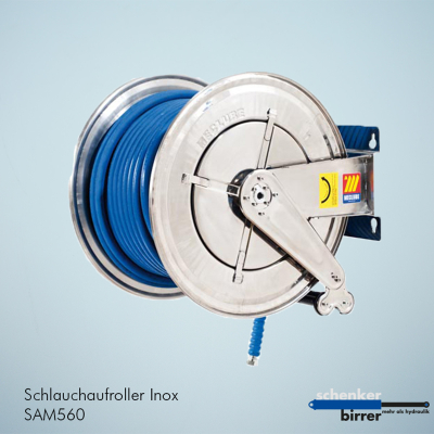 Hose connector open INOX rigid