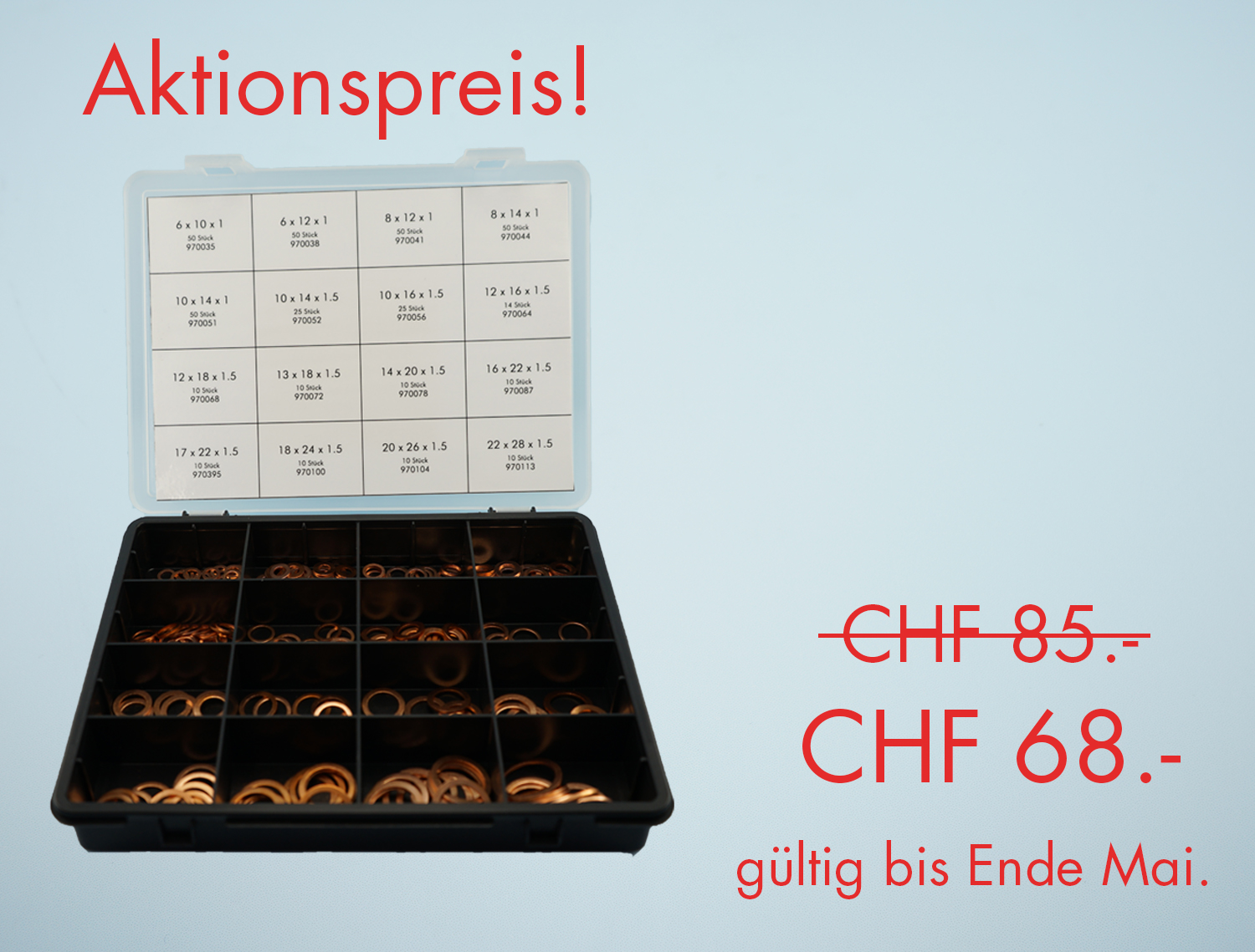 Aktion Kupferringsortiment