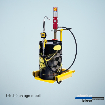 Mobile fresh oil system