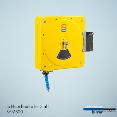 Raccordo per tubo flessibile in acciaio ruotabile