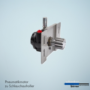 Pneumatic motor with holder