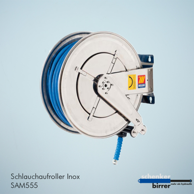 Hose connector open INOX rigid