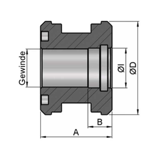 Pistone 1 pezzo con filettatura
