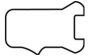 Slotted ring TS-VITON