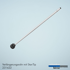Extension tube with star tip