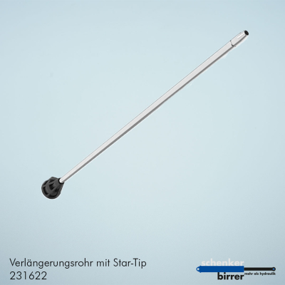 Tubo di prolunga con punta a stella