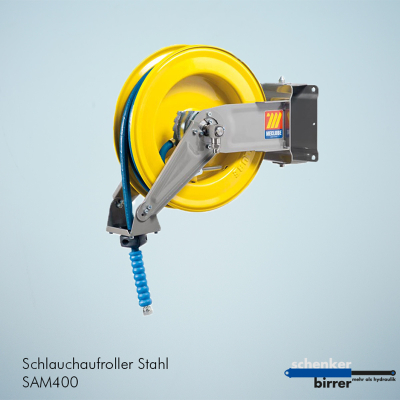 Open hose support Steel rotatable