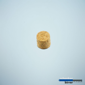 Sintered bronze deaerator